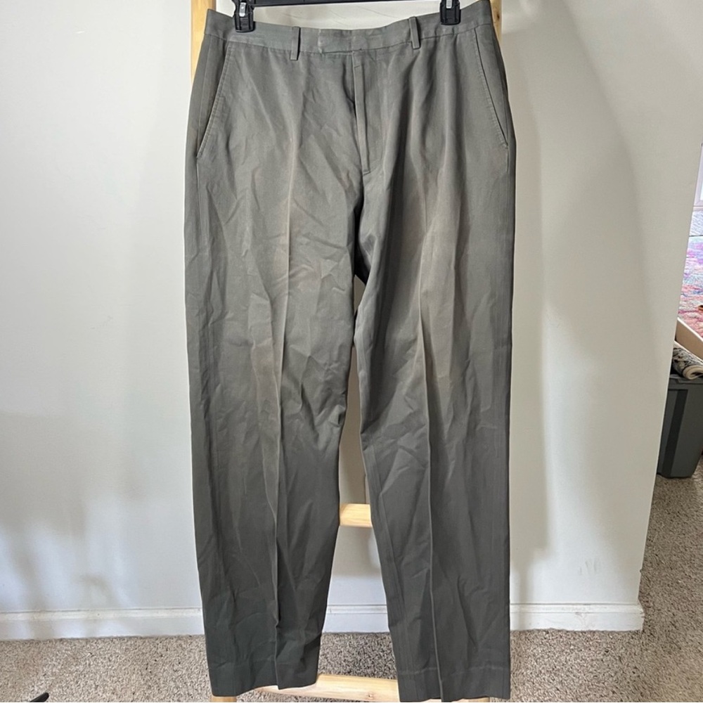 Men dress pants Loro Piona Saks cashmere sz 36
